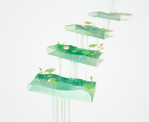 tofuvi:lily steps.