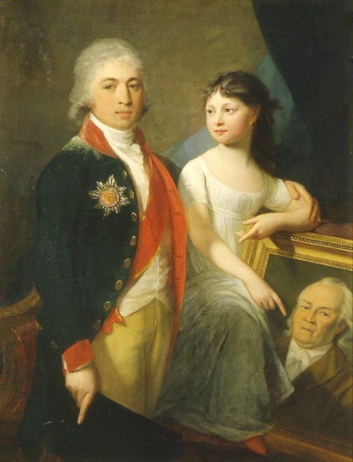 russian-style:Jean-Laurent Mosnier - Ivan Muravyov-Apostol with daughterIvan Muravyov-Apostol (1762-