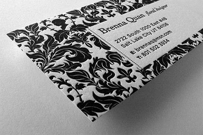 Some of my collection of Letterpress and Embossed business cards.