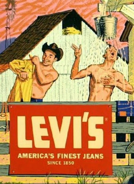 thegayreich:Vintage Homoerotic Advertisement 