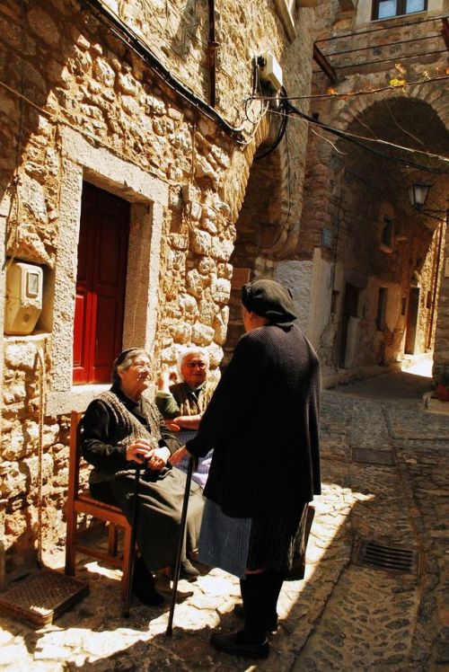 hellasgreece:Mesta village in Chios island_ Greece.... #greece #hellas #travel #vscocam #europe #vsc
