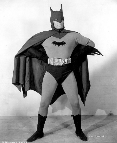 Lewis Wilson as the Batman, from the 1943 Batman serial.