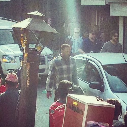 Benedict Cumberbatch and Chiwetel Ejiofor07/11/2015Nepal, Patan#doctorstrangeinstagram.com/p