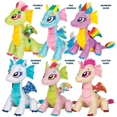 prettypoppony: These are called Glittershine Dragons, by Snap Toys? Very mlp inspired, one is a mer-