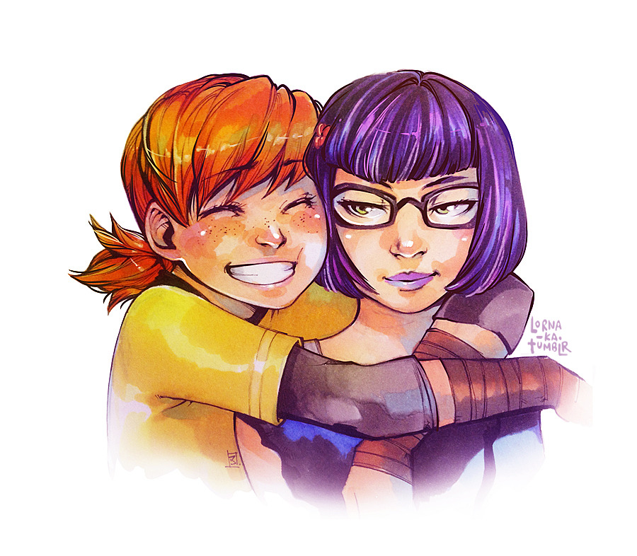 lorna-ka:  I don’t have time to draw anything big for myself lately so just a little