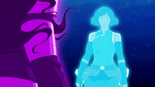 firequeensrules: THE LEGEND OF AVATAR KORRA Purple + Blue Paralles and Antithesis Blue: Peace, tranq