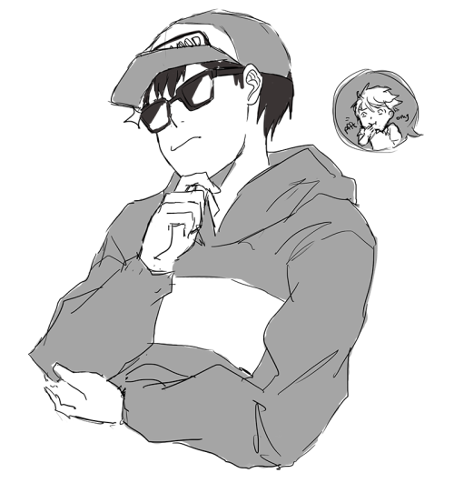 faiell:  I tried to blingee this but the site froze 8( i guess it just couldn’t handle the swag. this is kageyama’s state in the latest raw chapter. here is the page in question  