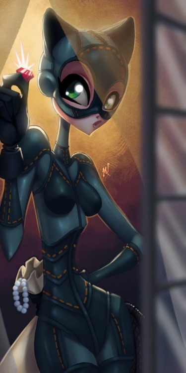 #Catwoman #art by #zatransis. -RL Found here: http://zatransis.deviantart.com/art/Catwoman-Success-1