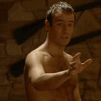 britishdetectives:  Grantchester is back soon. In the meantime, here is Geordie shirtless, in Reckless (1997). 