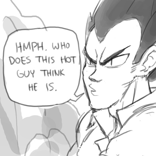 clumzyjr:What if Vegeta also flirted with Trunks without knowing he was his son like wowAyy @supobi
