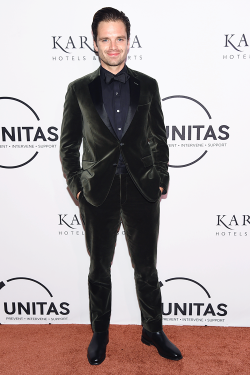 mcavoys:     Sebastian Stan attends the UNITAS 2nd annual gala against human trafficking at Capitale on September 13, 2016 in New York City.   