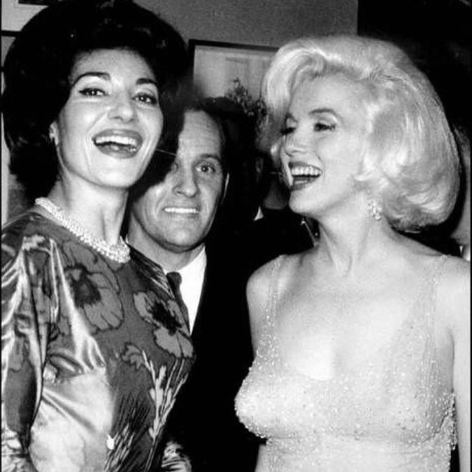 #wcw Maria Callas &amp; Marilyn Monroe🙏🏽 #perfection #icon #mariacallas