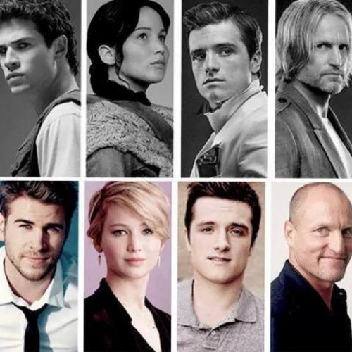 #LiamHemsworth #gale #JenniferLawrence #Katniss #JoshHutcherson #peeta #WoodyHarrelson #haymitch #Si