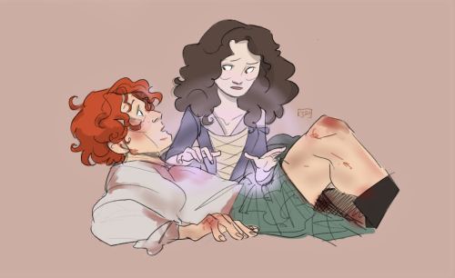 outlanders already pretty fairytale-y in premise but sometimes i like to think about a version where