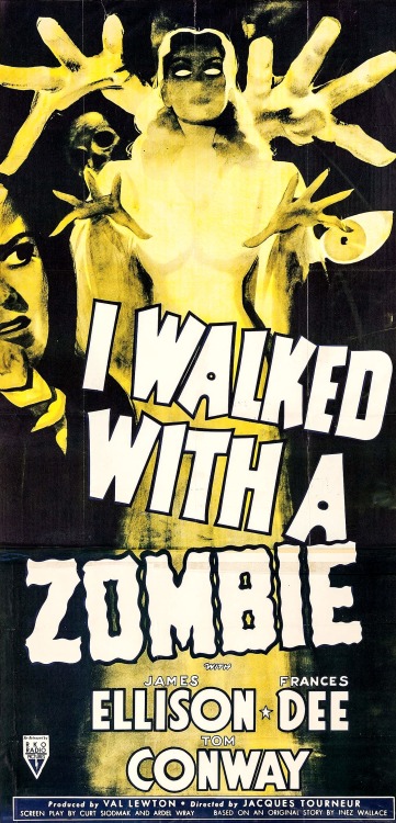 mudwerks:I Walked with a Zombie (RKO, R-1952). Horror.Starring James Ellison, Frances Dee, Tom Conwa