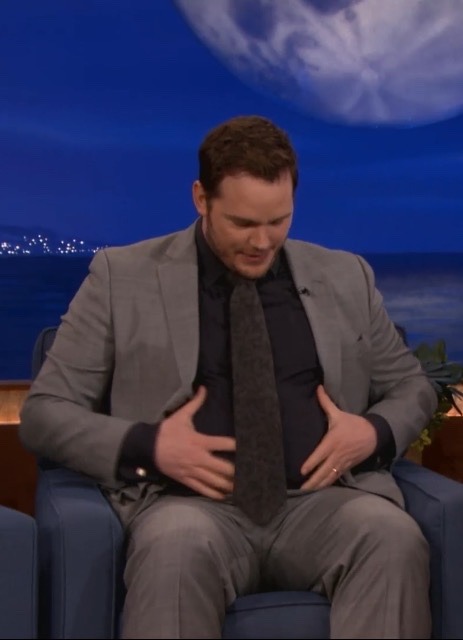 Porn Pics beerbellyfan:  Connan loves Chris Pratt’s