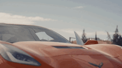 corvettes:  Cindy Crawford and a C7 Corvette