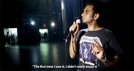 stream:It’s coming from a good place, but some people are acting weird, man.Aziz
