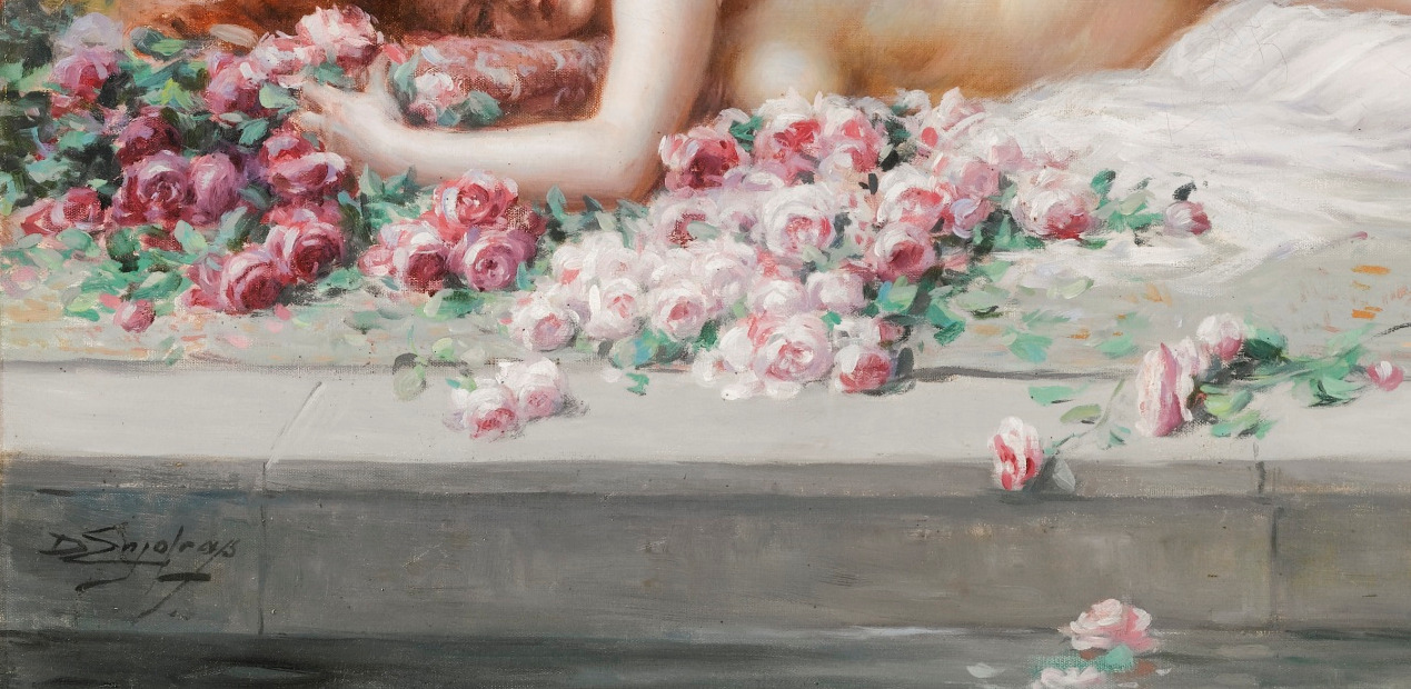 simena: DELPHIN ENJOLRAS - NU ALLONGÉ (detail)