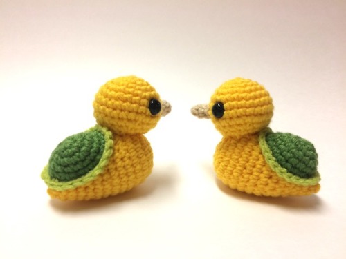 Finally got my crochet pattern for Baby Turtle Ducks up on Etsy! Now people can make their own cute 