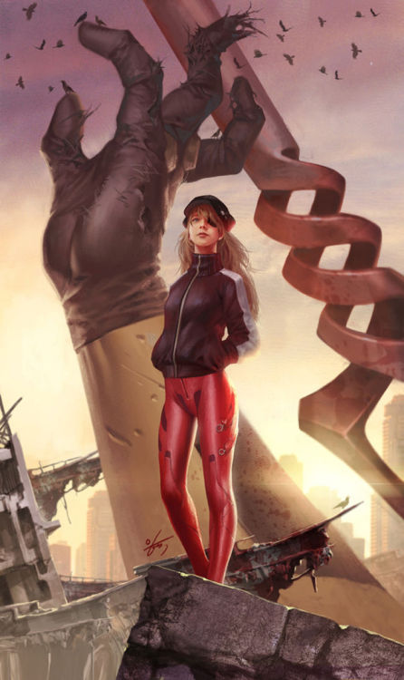 art-of-cg-girls:  EVANGELION - Asuka Langley by In-Hyuk Lee