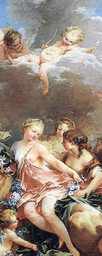 artschoolglasses:  Artistic Movements: Rococo The Rococo style started in the early 18th Century, a favourite of King Louis XV, and fell out of fashion towards the end of the century, making way for more Neoclassical art. The style itself has received