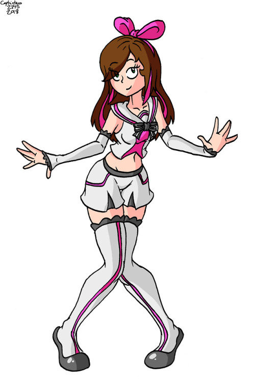 I watched my first Kizuna Ai video a while ago and I loved it. I knew Immediately I had to draw her. 