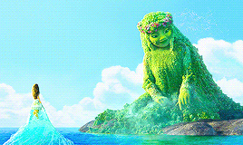 taron-egertonn:Te Fiti’s sole purpose is to spread life across the ocean. She values nature and the 