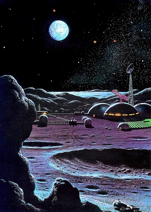 translucentmind: Lunar Moon Base // David Hardy