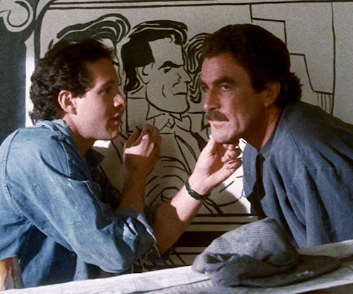 justaholesir:TOM SELLECK as Peter MitchellThree Men and a Baby (1987) dir. Leonard Nimoy