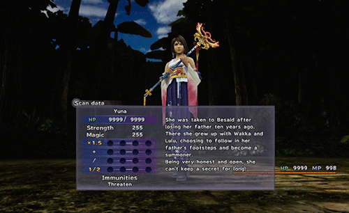 cactuarqueen:Final Fantasy X + character scans