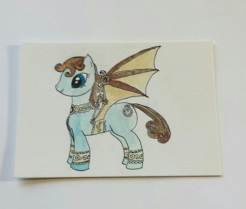 It’s Fanart Friday!  This week we have a steampunk My Little Pony (Friendship is Magic style) done i