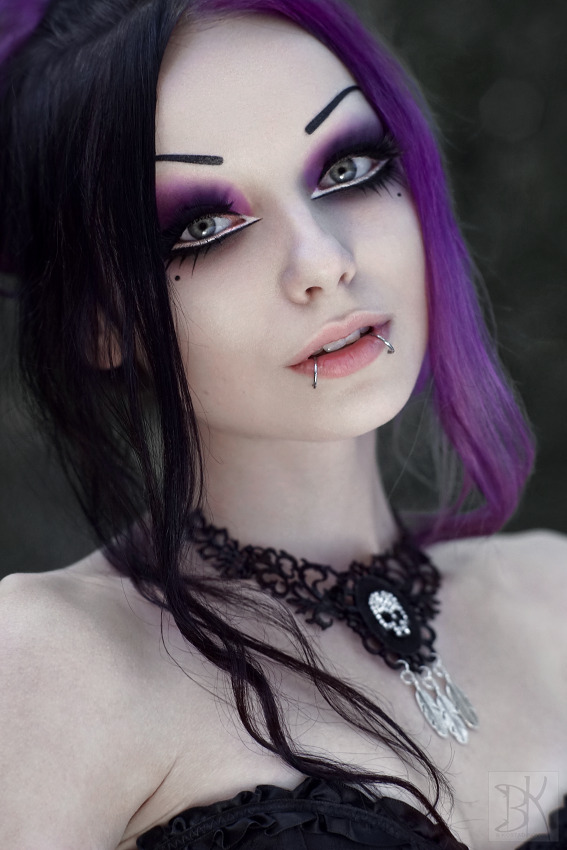 Model/ MUA & hair: Darya Goncharova Photo:... - Gothic and Amazing