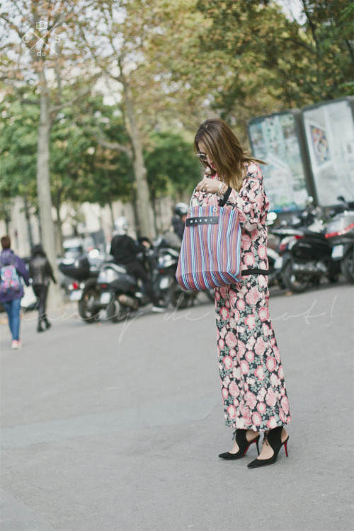 Paris Fashion Week 2015 S/S Street style. Day 2