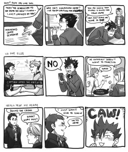 onesandafour:  Kurodai Nemesissm (based on kate beaton’s comics) 