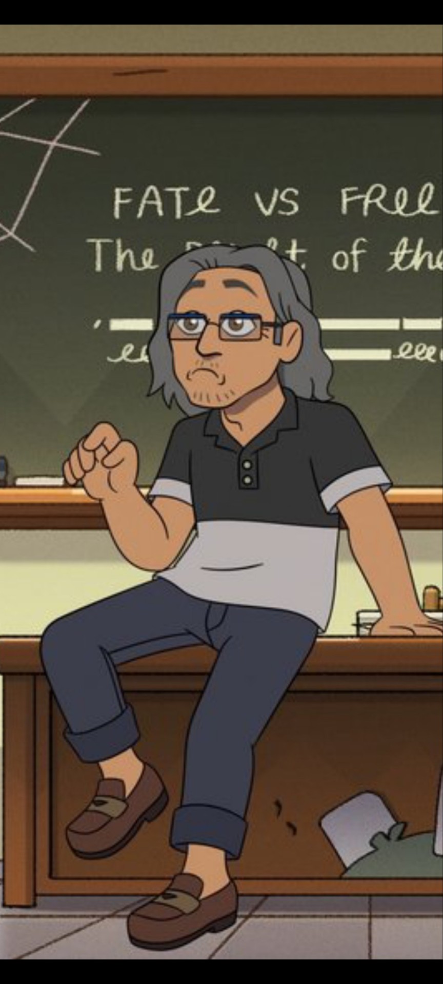 Help Why Does This One Teacher From The Owl House Low-key Look Like Jonathan Sims