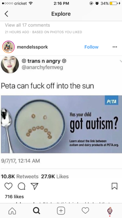 mask-of-prime: autistic-pierre: Anyway another reason to hate PETA Fixed it