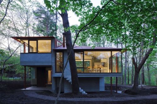 nonconcept:Villa-K, Karuizawa, Nagano, Japan by Cell Space Architects. (Photography: Masao Nishikawa)