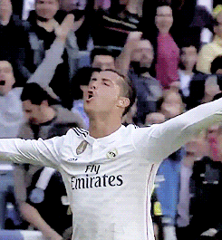 cristianoronldo:Cristiano Ronaldo celebrating his 5th goal against Granada (05/04/2015)