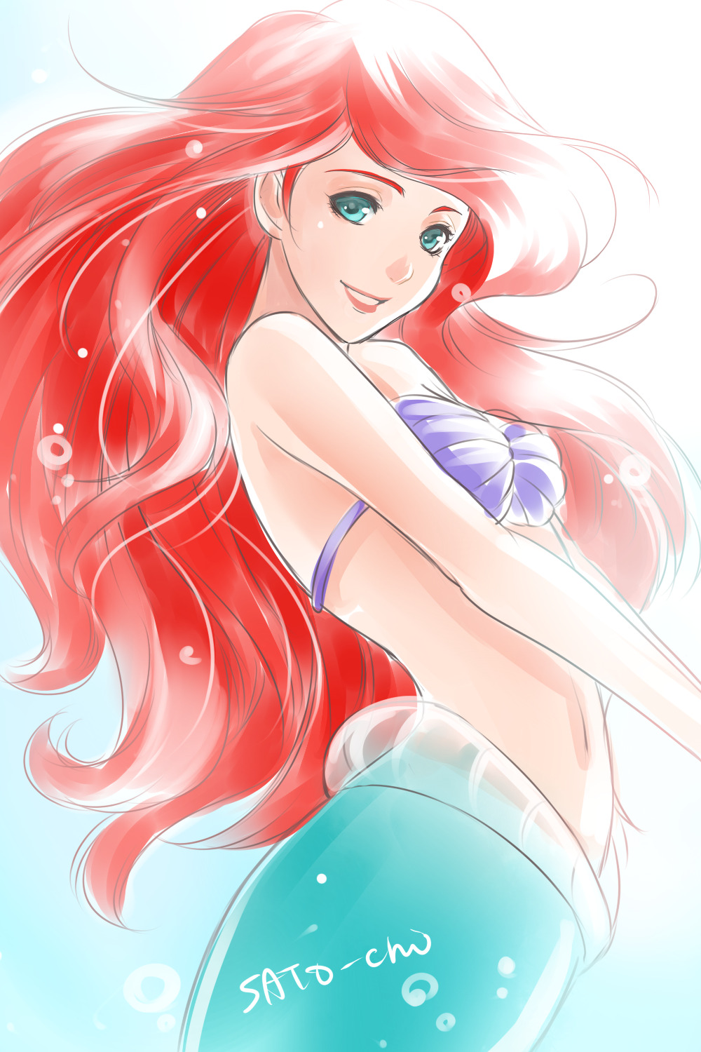 Anime picture the little mermaid 3532x5000 738133 de