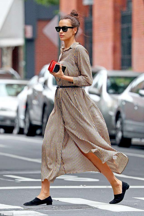 trendy-fashion-style:Irina Shayk New York City June 23, 2018