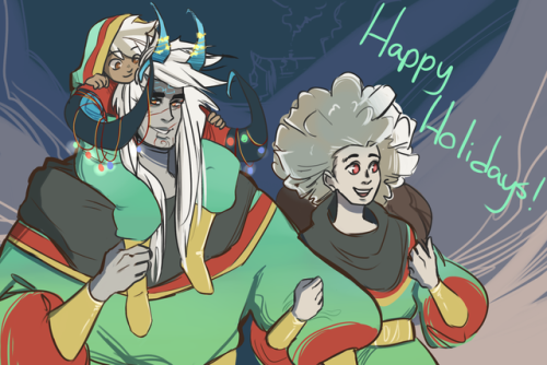 Happy holiday’s from the SGG white hair squad~