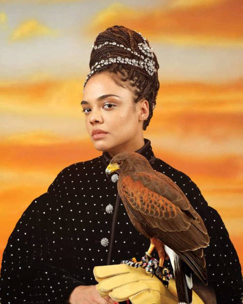 Tessa Thompson photographed by Awol Erizku for The Cut