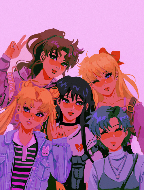 XXX babypears:sailor scouts 🌙 photo