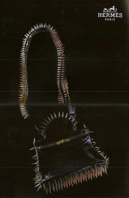 ladernierevalse90:  Hermes Kelly bag customisedby Jun Takahashi (UNDERCOVER) 