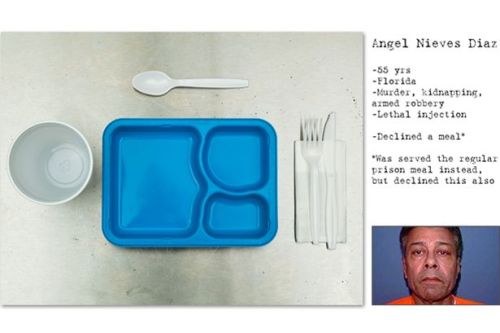 congenitaldisease - The last meal of an inmate facing execution...