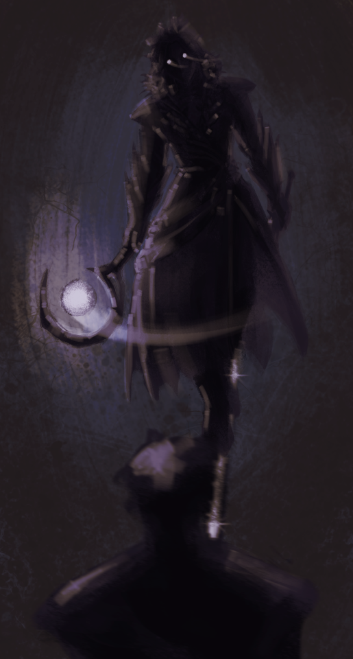An Older (not Much Tho) Experimental Piece Where I Tried To Draw Without Lineart, Which Depicts How Light