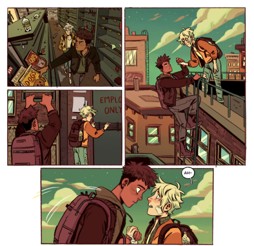 Hey guys! I recently finished a short (16 page) comic about two dudes getting by and falling in love
