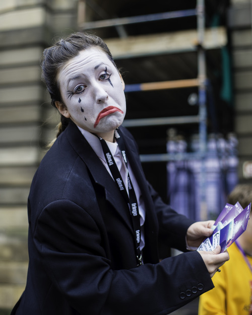 Street performer, Edinburgh