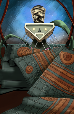 artofdawn:  Broken Age: The Space Weaver